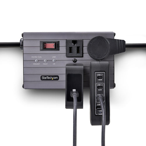 140W USB-C WALL CHARGER GAN POWER ADAPTER PD 3.1 USB-C/USB-A