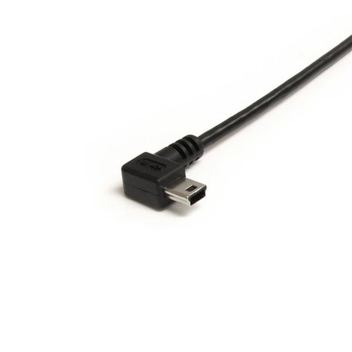 3FT RIGHT ANGLE MINI USB CABLE USB 2.0 A TO MINI B CHARGING CORD (USB2HABM3RA)