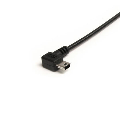 3FT RIGHT ANGLE MINI USB CABLE USB 2.0 A TO MINI B CHARGING CORD (USB2HABM3RA)