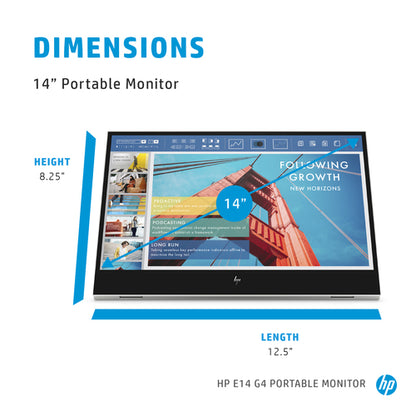 SMART BUY E14 G4 14IN PORTABLE MONITOR (1B065AA#AC3)