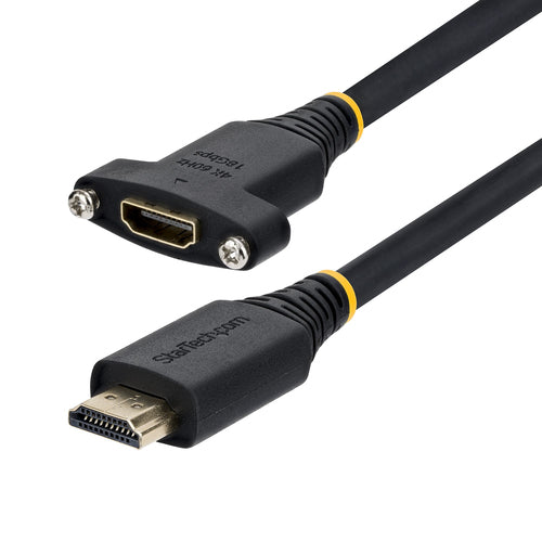 PANEL MOUNT HDMI CABLE 4K 60HZ HDMI MALE TO FEMALE EXTENSION CABLE