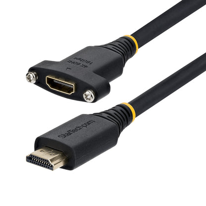 PANEL MOUNT HDMI CABLE 4K 60HZ HDMI MALE TO FEMALE EXTENSION CABLE