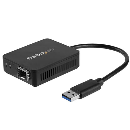 USB TO FIBER OPTIC CONVERTER OPEN SFP GIGABIT FIBER ADAPTER (US1GA30SFP)