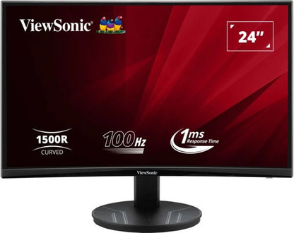 24IN 1080P VA CURVED MONITOR WITH VARIABLE REFRESH RATE HDMI AND