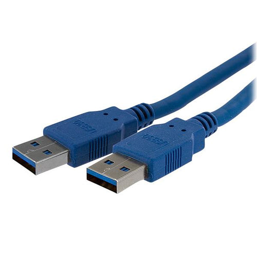 6FT USB 3.0 CABLE TYPE A BLUE USB-A CABLE MALE TO MALE