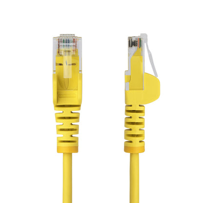 SLIM CAT6 CABLE YELLOW LSZH SLIM SNAGLESS RJ45 UTP PATCH CABLE