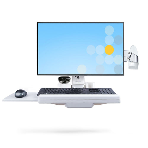 WALL MOUNT WORKSTATION VESA - ERGONOMIC WALL MOUNT STANDING DESK