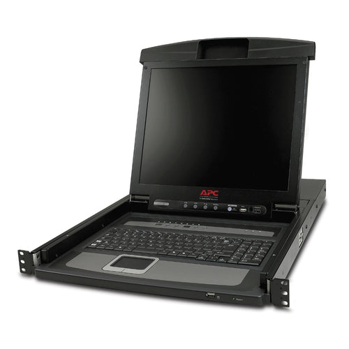 LCD CONSOLE RACK 17IN W/ INTG 8 PORT ANALOG KVM SWITCH (AP5808)