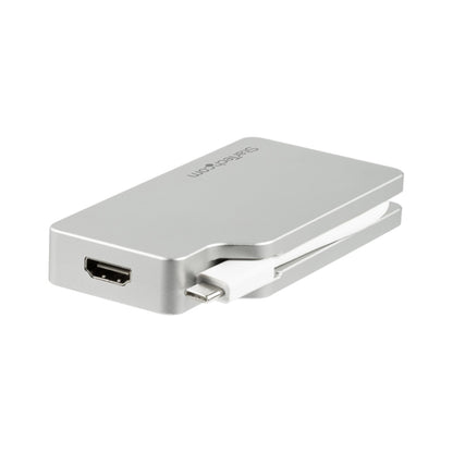 USB C MULTIPORT VIDEO ADAPTER DONGLE W/MDP HDMI VGA DVI CONVERTER