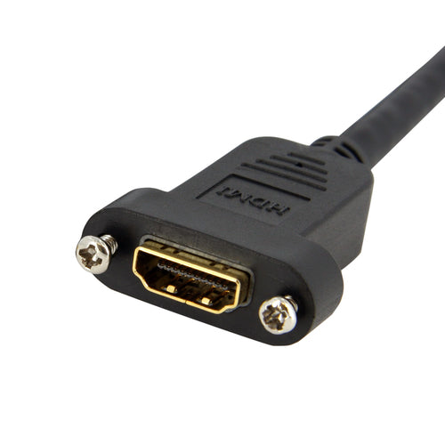 3FT HDMI FEMALE TO MALE ADAPTER PANEL MOUNT HDMI CABLE UHD 4K 30HZ