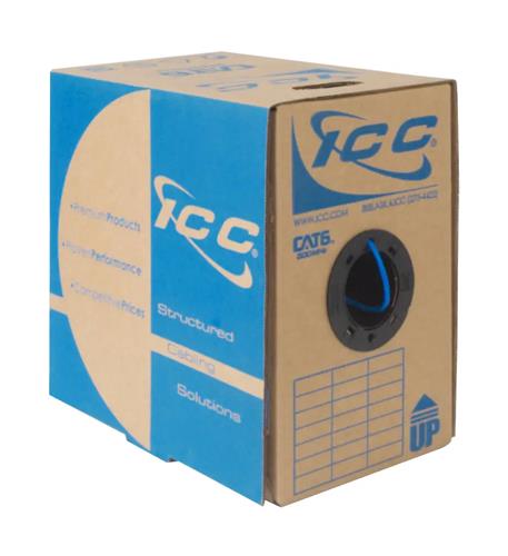 CAT6 PLENUM VALUE LINE 500 MHz BLUE