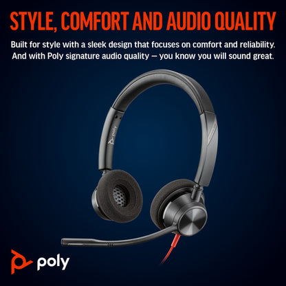 POLY BW 3320-M USB-C HS USB-C/A +USB-C/A (8X220AA)