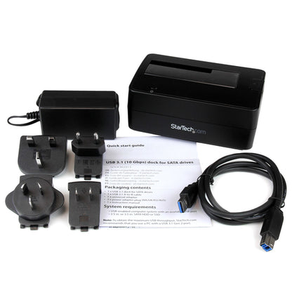 USB HARD DRIVE DOCKING STATION 2.5 3.5 SATA HDD SSD USB 3.1 DOCK