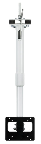 BRACKET TELESCOPING ADJUSTABLE 72-138 CEILING MOUNT VESA WHITE (BR-000237-03)