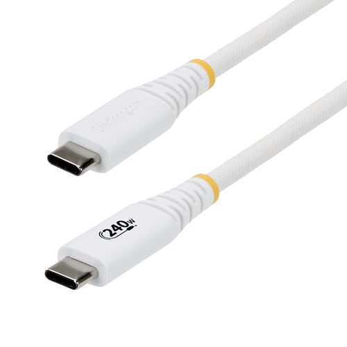 USB-C CABLE USB-IF CERTIFIED 240W PD/SILICONE JACKET/RUGGED (S2CEPR3FW-USB-CABLE)