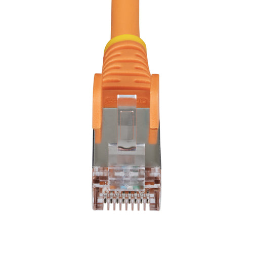 CAT6A ETHERNET CABLE - ORANGE 10GBE S/FTP LSZH 100W POE