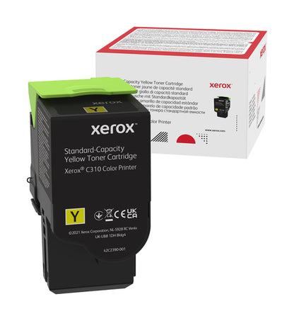 GENUINE XEROX YLW STD CAPACITY TONER CART XEROX C310 CLR PRNT 2000
