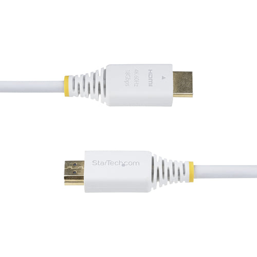 PREMIUM CERTIFIED HDMI CABLE 6FT WHITE HDMI CORD/4K 60HZ/HDR10