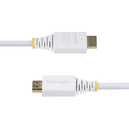 PREMIUM CERTIFIED HDMI CABLE 6FT WHITE HDMI CORD/4K 60HZ/HDR10