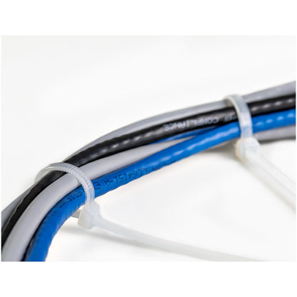 100PK PLASTIC CABLE TIES NYLON SELF LOCKING WIRE ZIP TIES 10 INCH
