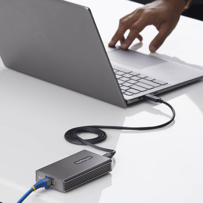 USB4 TO ETHERNET ADAPTER 10GBE TB3 COMPATIBLE 0.5M USB4 CABLE