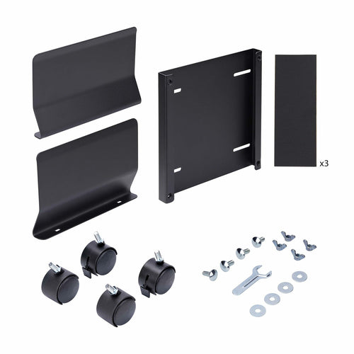 COMPUTER TOWER CART ROLLING CPU CADDY ON WHEELS PC MOUNT