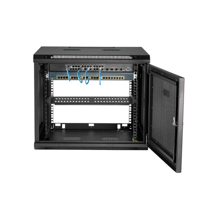 WALL MOUNT NETWORK SWITCH CABINET 9U SERVER RACK ENCLOSURE