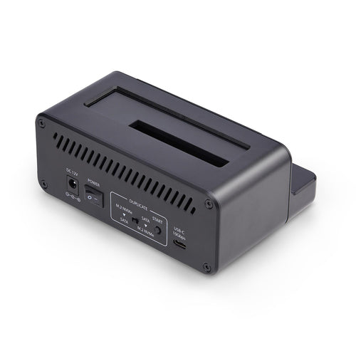 DUAL BAY STANDALONE SSD CLONER M.2 NVME TO 2.5/3.5 SATA DUPLICATOR