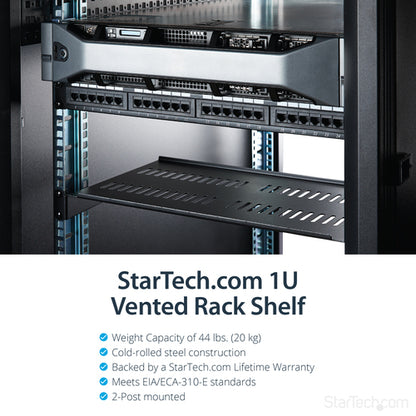 1U SERVER RACK SHELF UNIVERSAL CANTILEVER RACK MOUNT TRAY