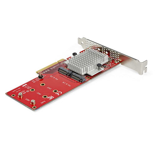 DUAL M.2 PCIE SSD ADAPTER CARD M2 NVME PCI EXPRESS CONVERTER CARD