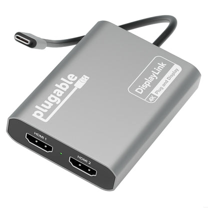 PLUGABLE USB-C HDMI ADAPTER USB-C DUAL 4K HDMI ADAPTER