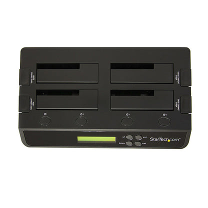 4BAY HARD DRIVE DUPLICATOR DOCK HDD SSD CLONER WIPER DISK ERASER