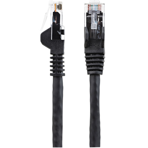15FT BLACK CAT6 ETHERNET CABLE LSZH SNAGLESS PATCH CABLE LAN RJ45