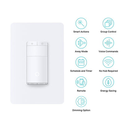 KASA SMART WI-FI DIMMER SWITCH MOTION-ACTIVATED