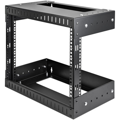 8U WALL MOUNT OPEN FRAME RACK NETWORK EQUIPMENT PATCH PANEL RACK