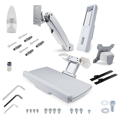 WALL MOUNT WORKSTATION VESA - ERGONOMIC WALL MOUNT STANDING DESK