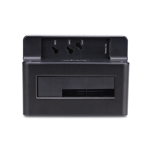 DUAL BAY STANDALONE SSD CLONER M.2 NVME TO 2.5/3.5 SATA DUPLICATOR