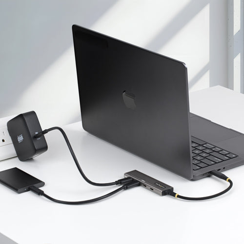 4-PORT USB-C HUB 10GBPS - 100W PD CHARGING 4X USB-C PORTS