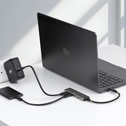4-PORT USB-C HUB 10GBPS - 100W PD CHARGING 4X USB-C PORTS