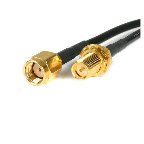 10FT WIRELESS ANTENNA CABLE M/F RP-SMA TO RP-SMA 2.4GHZ