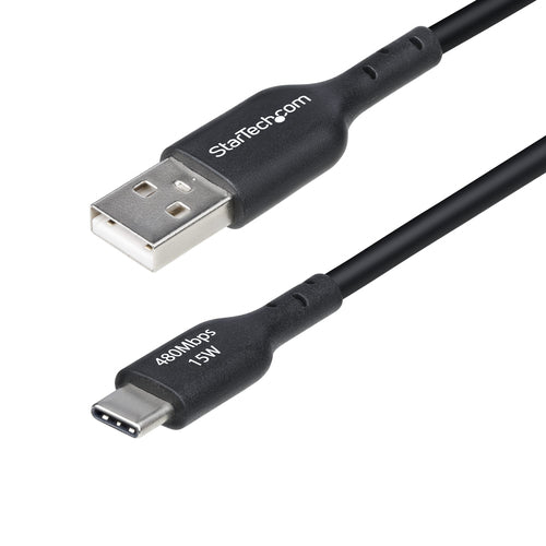 1FT USB-A TO USB-C CABLE CHARGER CORD USB 2.0 DATA TRANSFER