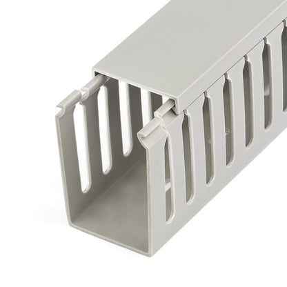 SLOTTED CABLE RACEWAY W/ COVER OPEN SLOT CABLE MANAGEMENT DUCT
