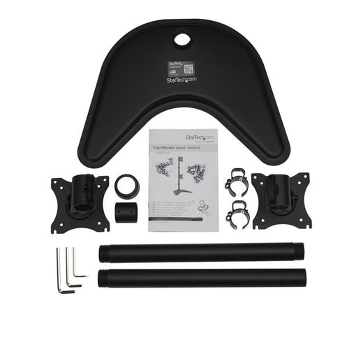 VERTICAL DUAL MONITOR STAND ERGONOMIC VESA MOUNT DISPLAY STAND