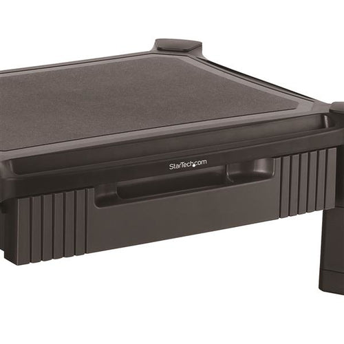 MONITOR RISER STAND WITH DRAWER COMPUTER SCREEN HEIGHT ADJUSTABLE