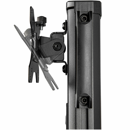 MOBILE WORKSTATION CART WITH MONITOR MOUNT HEIGHT ADJUST CART