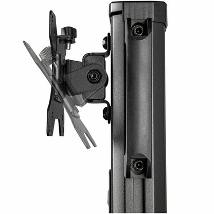 MOBILE WORKSTATION CART WITH MONITOR MOUNT HEIGHT ADJUST CART