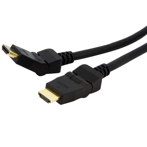 6FT SWIVEL HDMI CABLE ROTATING HDMI CORD VIDEO HDMI TO HDMI PIVOT