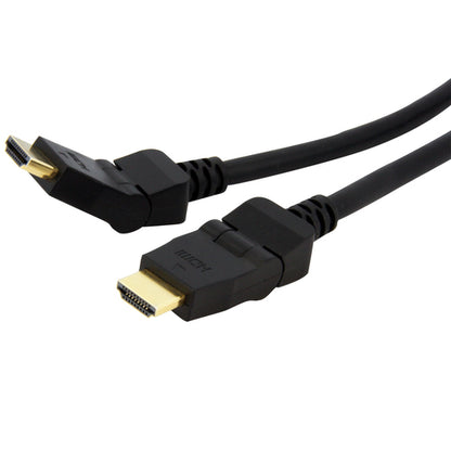 6FT SWIVEL HDMI CABLE ROTATING HDMI CORD VIDEO HDMI TO HDMI PIVOT