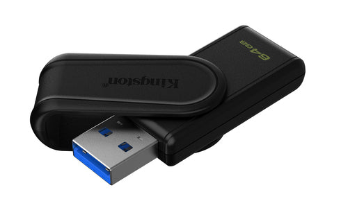 64GB PORTABLE USB 3.2 GEN 1 DATATRAVELER EXODIA S BLACK/BLACK