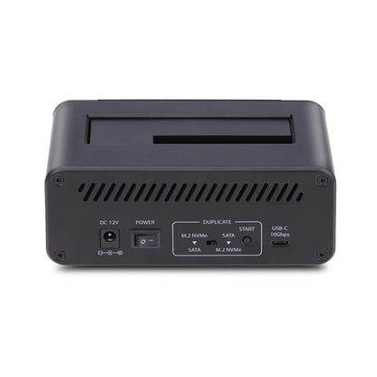 DUAL BAY STANDALONE SSD CLONER M.2 NVME TO 2.5/3.5 SATA DUPLICATOR